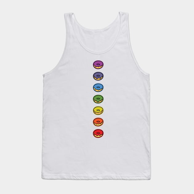 Donut Seven Chakras Tank Top by fizzyllama